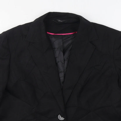 Womens UK Size 12 BHS Black Jacket