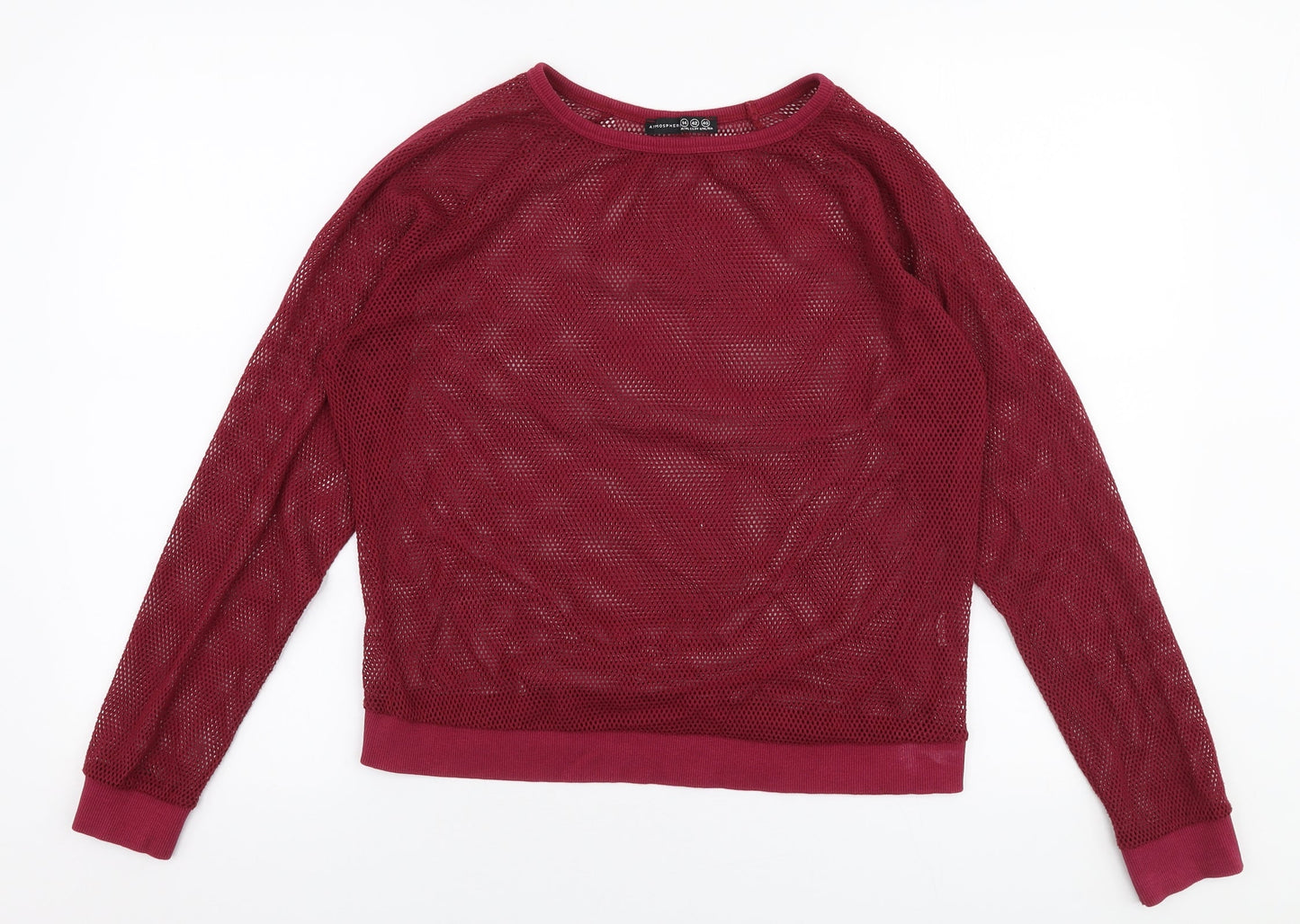 Atmosphere Womens Purple Round Neck  Polyester Pullover Jumper Size 14