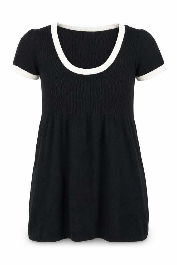Womens UK Size 8 F&F Black Pullover Jumper