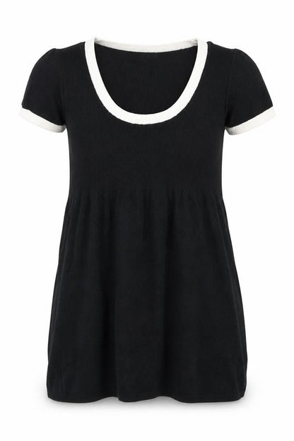 Womens UK Size 8 F&F Black Pullover Jumper