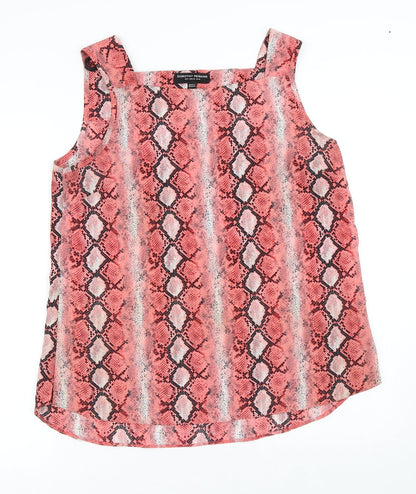 Womens UK Size 12 Dorothy Perkins Pink Tunic Tank