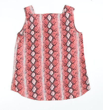 Womens UK Size 12 Dorothy Perkins Pink Tunic Tank