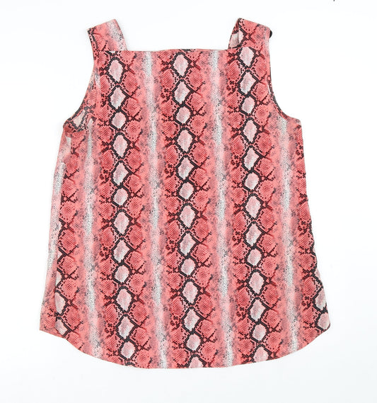 Womens UK Size 12 Dorothy Perkins Pink Tunic Tank