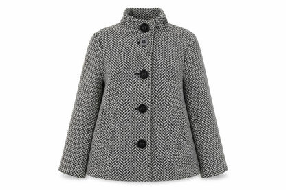 Debenhams Womens White   Overcoat Coat Size 16  Button
