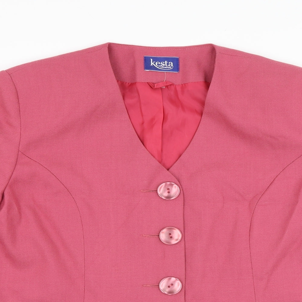 Womens UK Size L Kesta Pink Jacket
