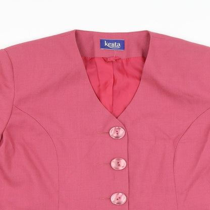 Womens UK Size L Kesta Pink Jacket