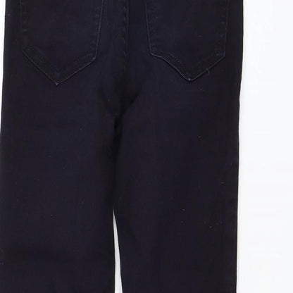 New Look Womens Blue  Cotton Skinny Jeans Size 4 L23 in Regular Zip