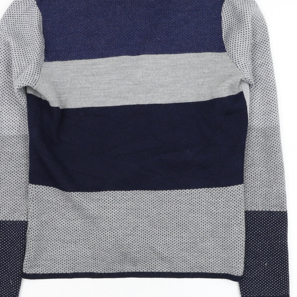 Womens UK Size XS Kenar Blue Cardigan Jumper