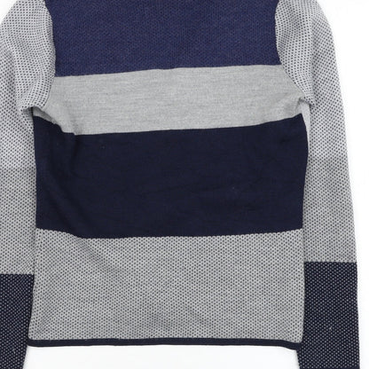 Womens UK Size XS Kenar Blue Cardigan Jumper