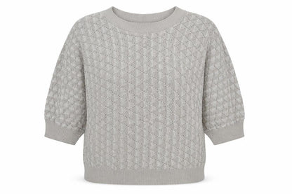 Womens UK Size L Preworn Beige Pullover Jumper