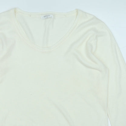 Womens UK Size 16 Editions Yellow Pullover Jumper