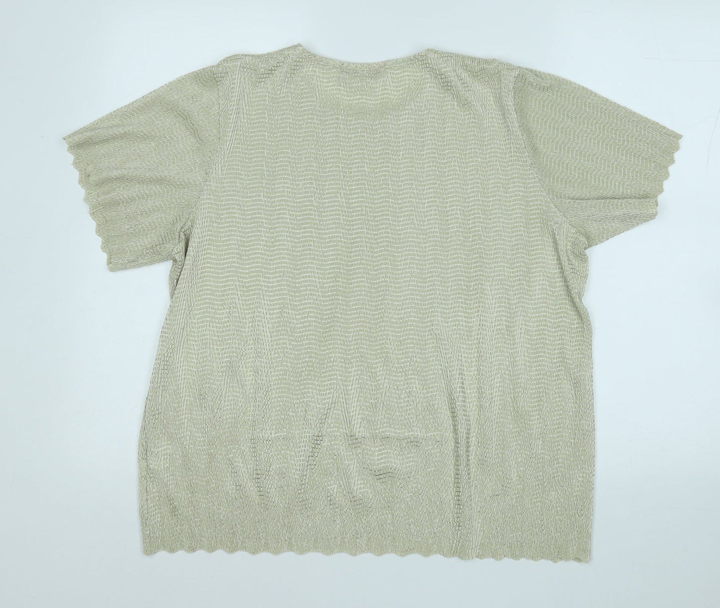 Womens UK Size 16 SARAH HAMILTON Green Pullover Jumper