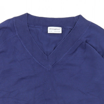 Womens UK Size 12 Atmosphere Blue Pullover Jumper