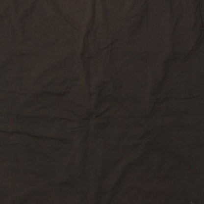 Gerry Weber Womens Brown  Polyester Basic T-Shirt Size M Round Neck