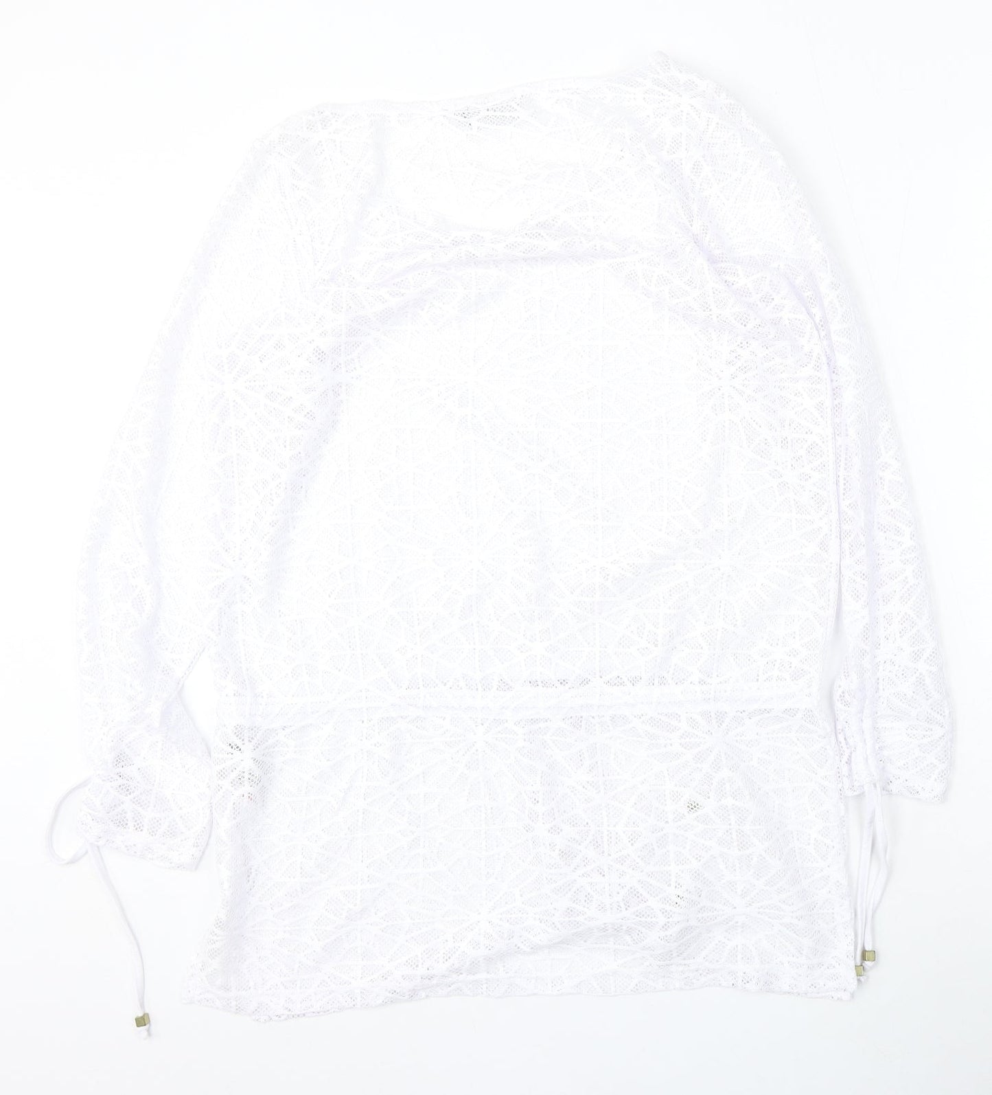 Womens UK Size 12 NEXT White Pullover Jumper