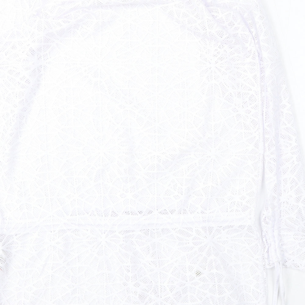 Womens UK Size 12 NEXT White Pullover Jumper