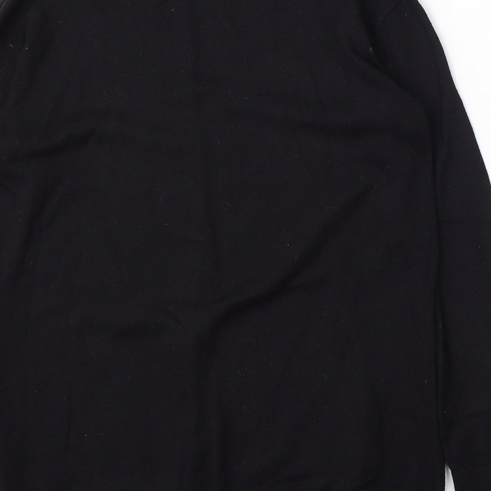 Womens UK Size XS H&M Black Pullover Jumper