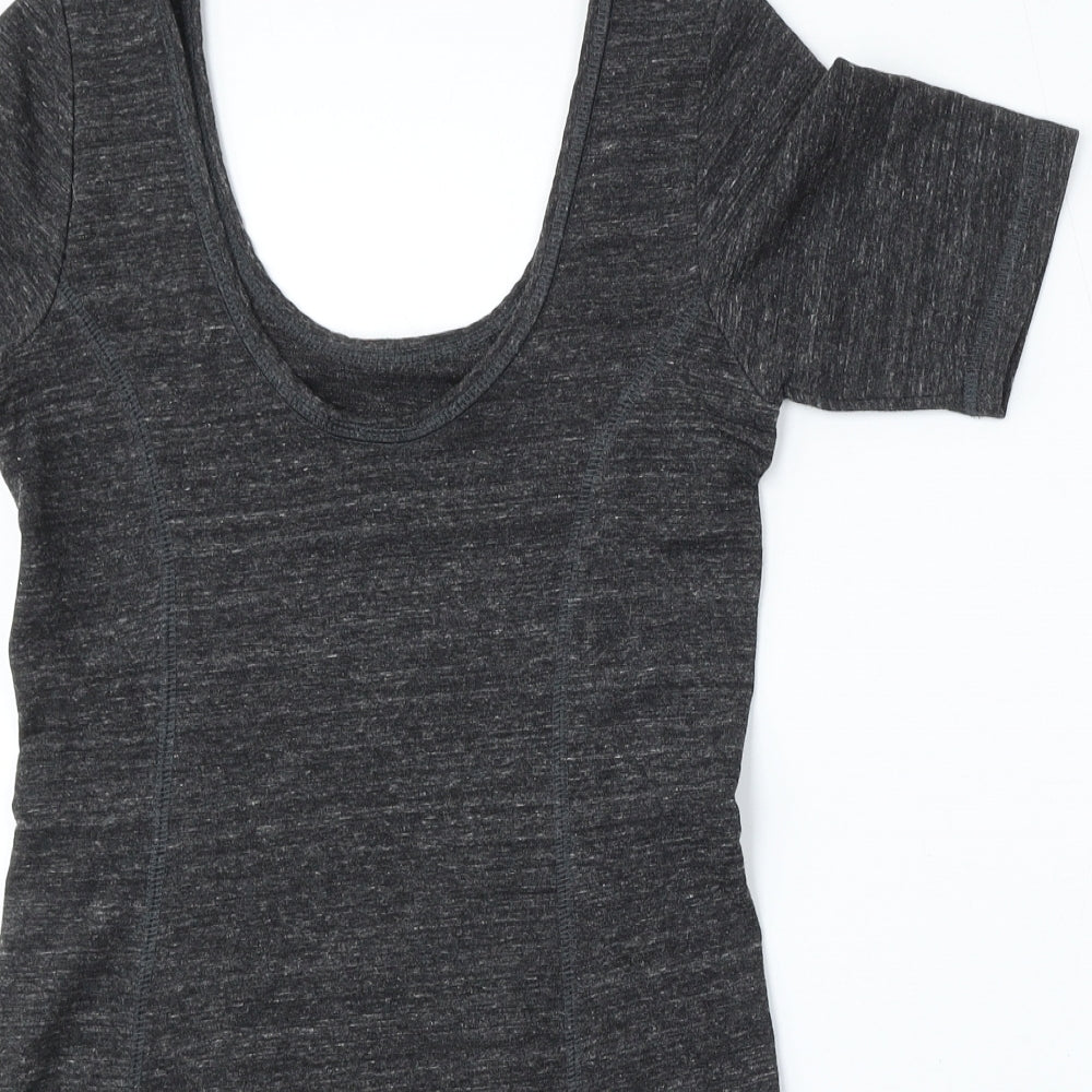 Womens UK Size 8 Topshop Grey Pullover Jumper