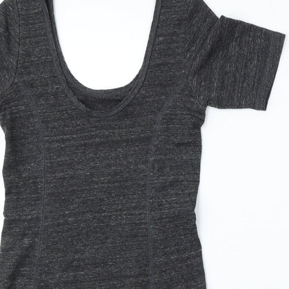 Womens UK Size 8 Topshop Grey Pullover Jumper