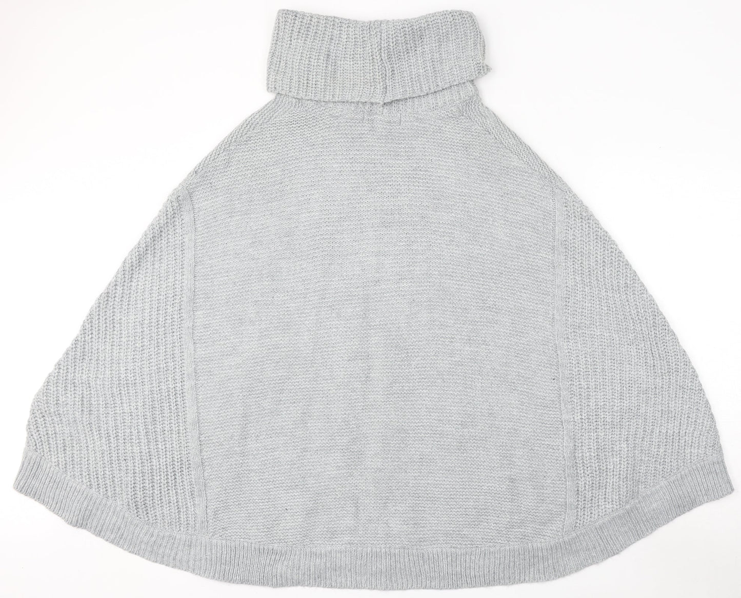 NEXT Womens Grey Roll Neck  Acrylic Pullover Jumper Size S