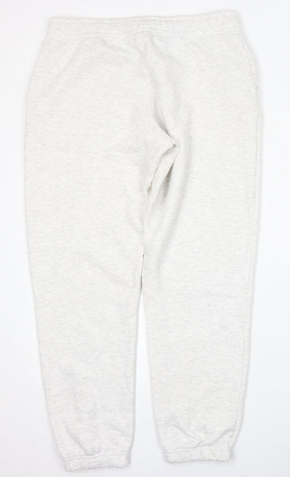 Primark Womens Grey  Cotton Jogger Trousers Size M L31 in Regular