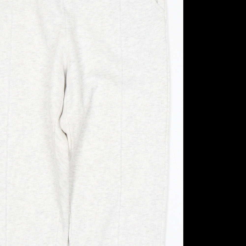 Primark Womens Grey  Cotton Jogger Trousers Size M L31 in Regular