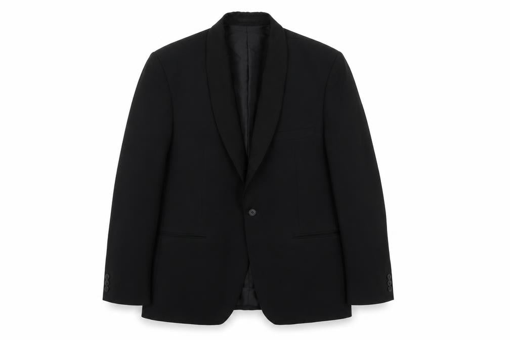 Mens UK Size 42 C&A Regular Black Suit Jacket