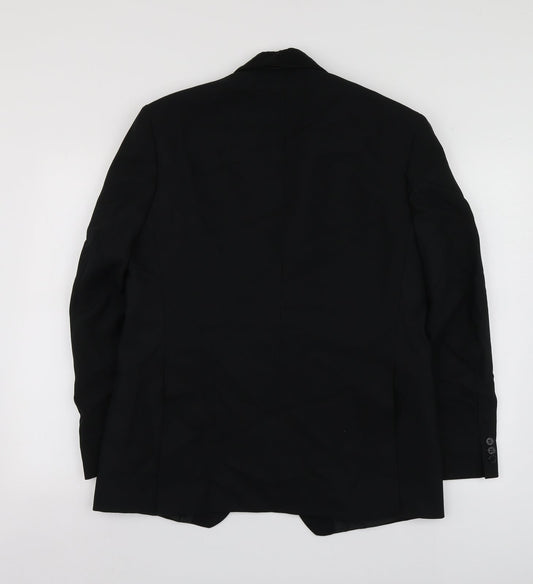 Mens UK Size 42 C&A Regular Black Suit Jacket