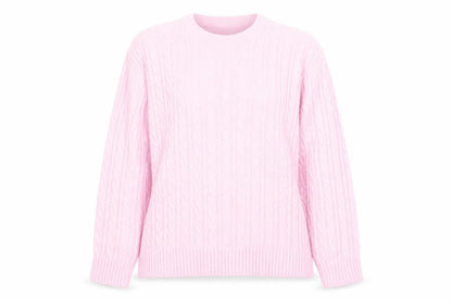 Womens UK Size S Choice Pink Pullover Jumper