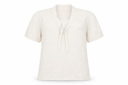 Womens UK Size 14 Berkertex Beige Basic Blouse