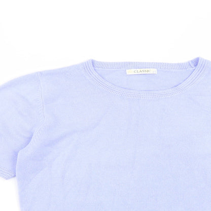 Womens UK Size 12 Marks and Spencer Purple Pullover Jumper