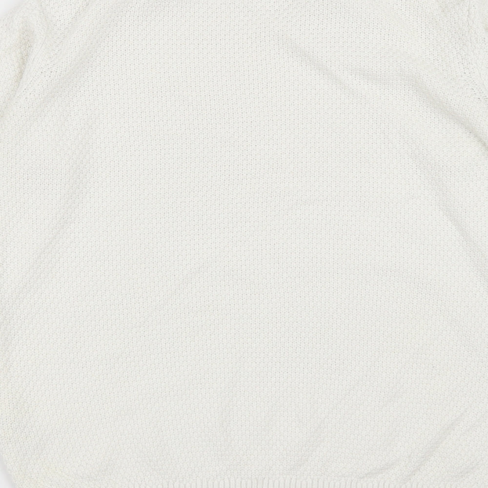 Womens UK Size S Wallis White Pullover Jumper