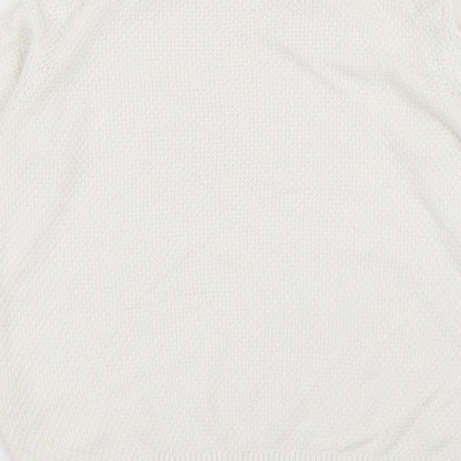 Womens UK Size S Wallis White Pullover Jumper