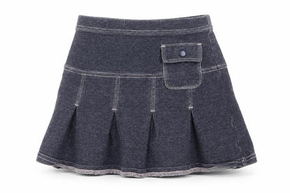 NEXT Girls Black  Cotton Mini Skirt Size 2 Years  Regular