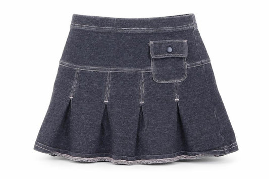 NEXT Girls Black  Cotton Mini Skirt Size 2 Years  Regular