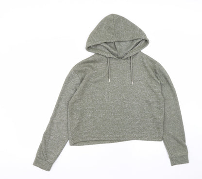 Primark Womens Green  Polyester Pullover Hoodie Size XS  Drawstring - Size 6-8