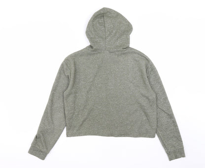 Primark Womens Green  Polyester Pullover Hoodie Size XS  Drawstring - Size 6-8