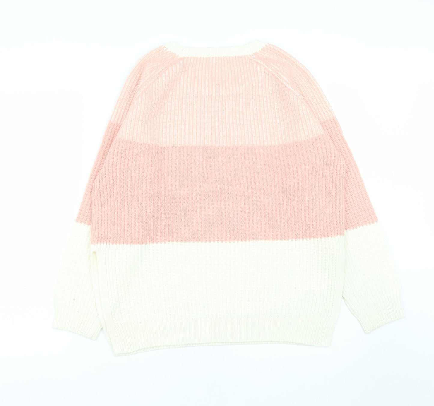 Womens UK Size 12 Preworn Pink Pullover Jumper