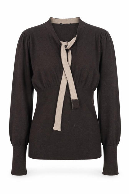Womens UK Size S Preworn Beige Pullover Jumper