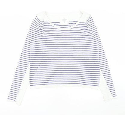 Womens UK Size M H&M White Pullover Jumper
