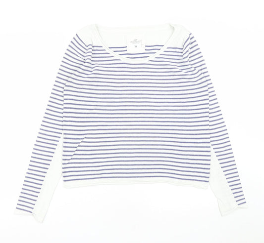 Womens UK Size M H&M White Pullover Jumper
