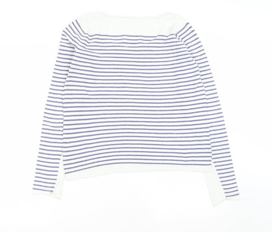 Womens UK Size M H&M White Pullover Jumper