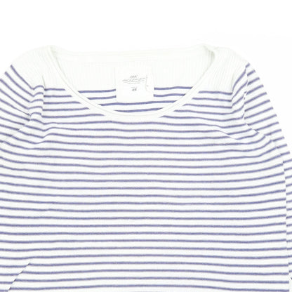 Womens UK Size M H&M White Pullover Jumper