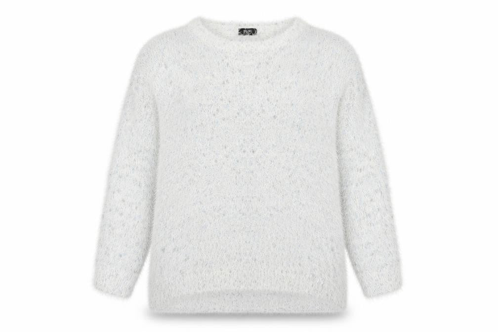 Womens UK Size 12 F&F White Pullover Jumper