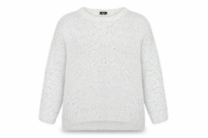 Womens UK Size 12 F&F White Pullover Jumper