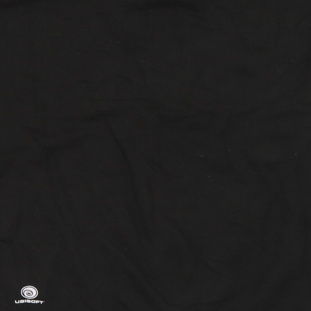 AWD Mens Black  Cotton Pullover Sweatshirt Size L   - Symbols