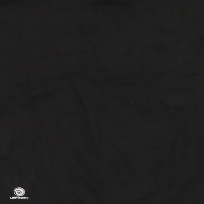 AWD Mens Black  Cotton Pullover Sweatshirt Size L   - Symbols