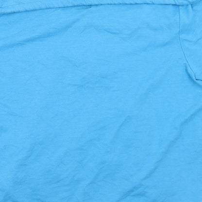 MXM Womens Blue  Cotton Full Zip Sweatshirt Size 2XL  Zip