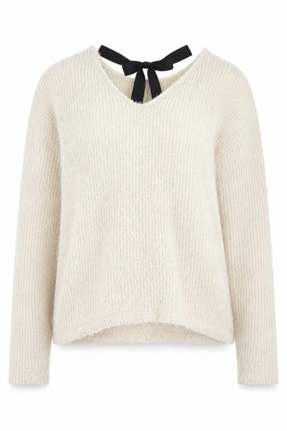 Womens UK Size L VERO MODA Ivory Pullover Jumper