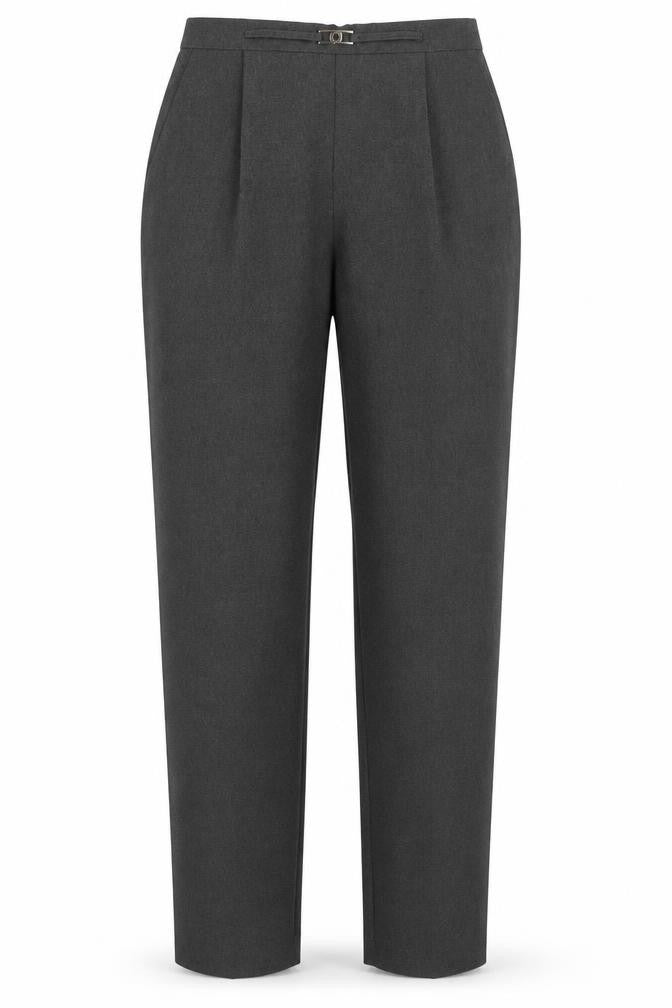 Womens UK Size 12 Mia Moda Regular Fit  Grey Trousers